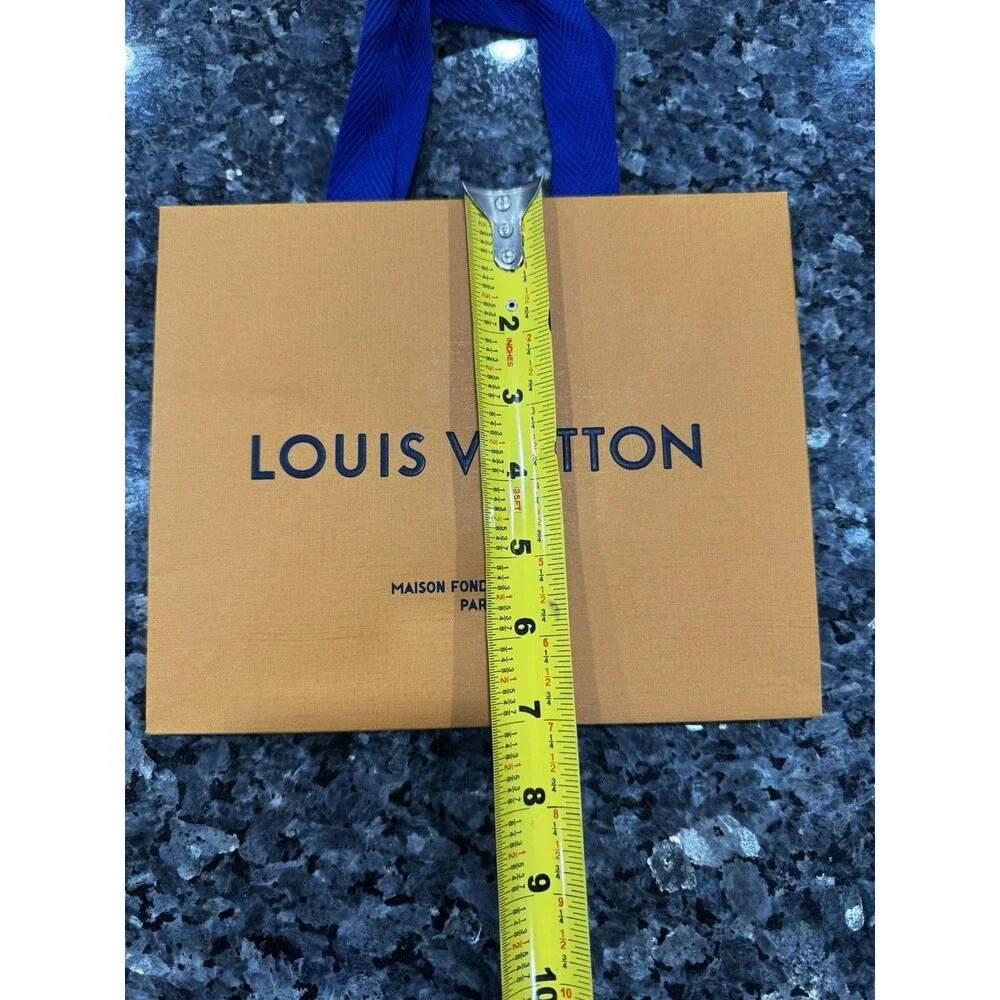 Louis Vuitton Authentic Small Orange Shopping/Gift Empty Bag 9x7x4.5